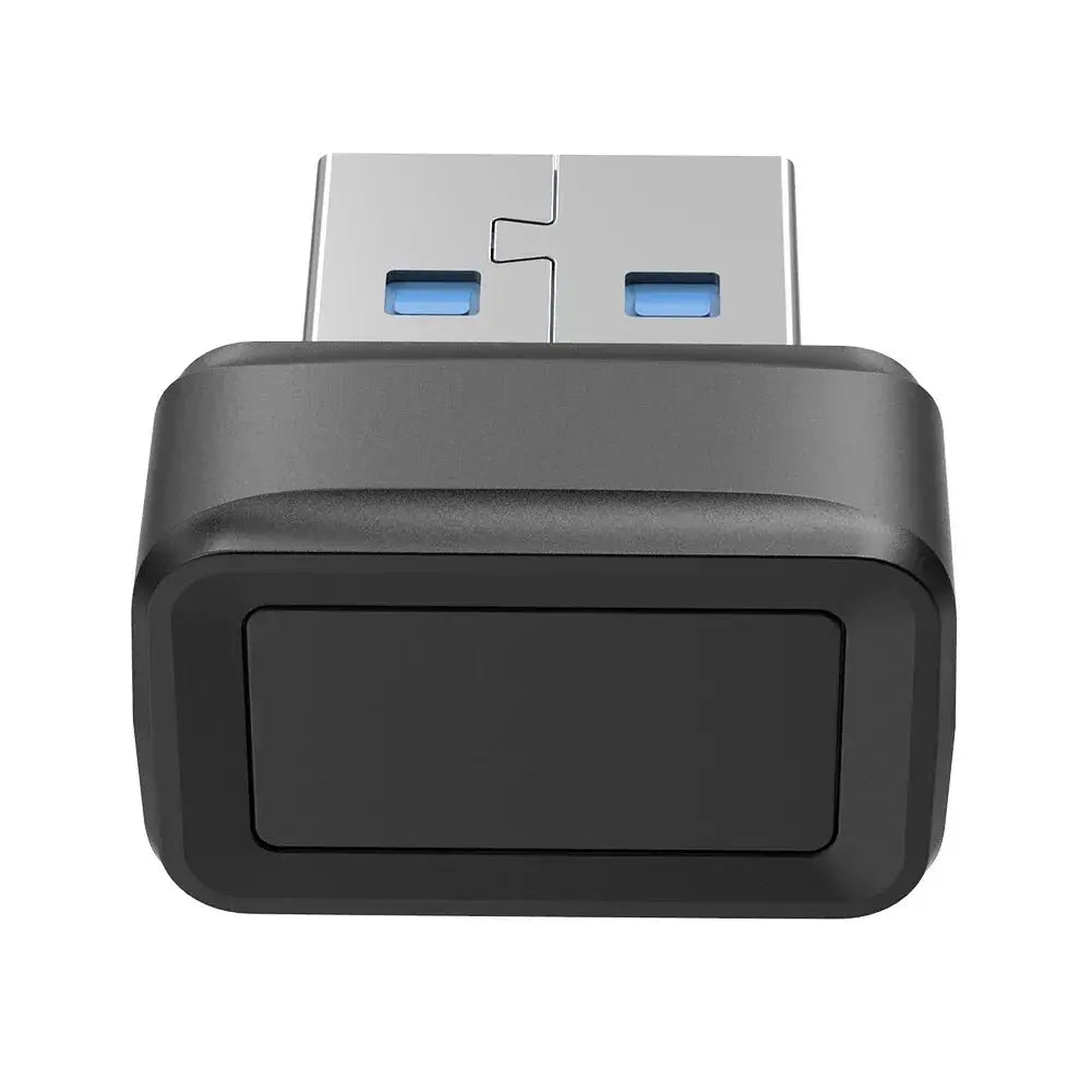 USB fingerprint key reader biometric scanner in black plastic for Windows PC