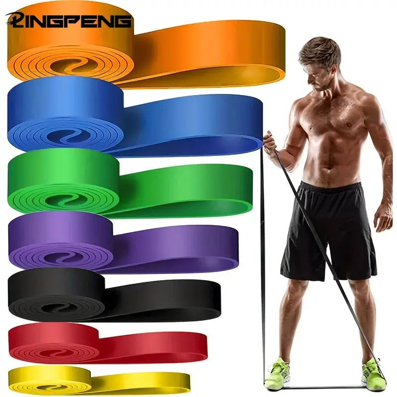 Resistance Band Set For Pull Up Assistance And Physical Therapy, Heavy Stretch Bands For Home Workouts