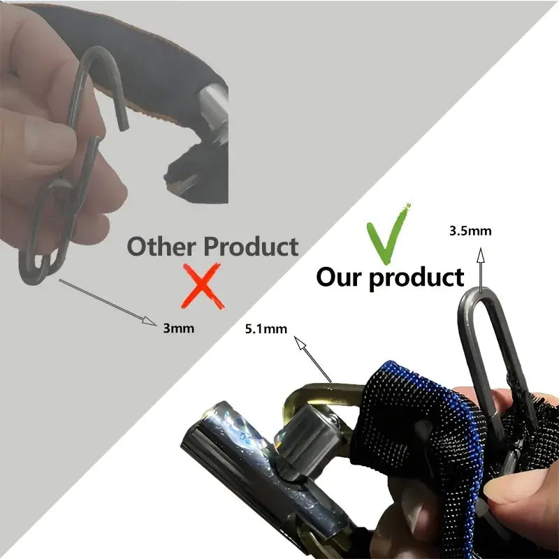 XUNTING heavy-duty bike chain lock with nylon sleeve and 360° rotating lock, Simples Market