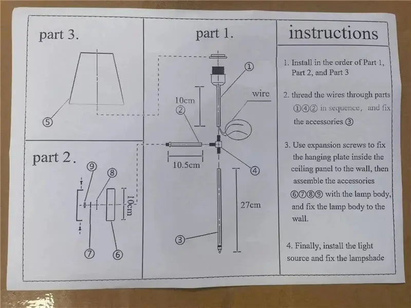 Modern American wall lamp with cloth shade by Simples Market; hard-wired sconce for bathroom/bedroom, 100–220V.