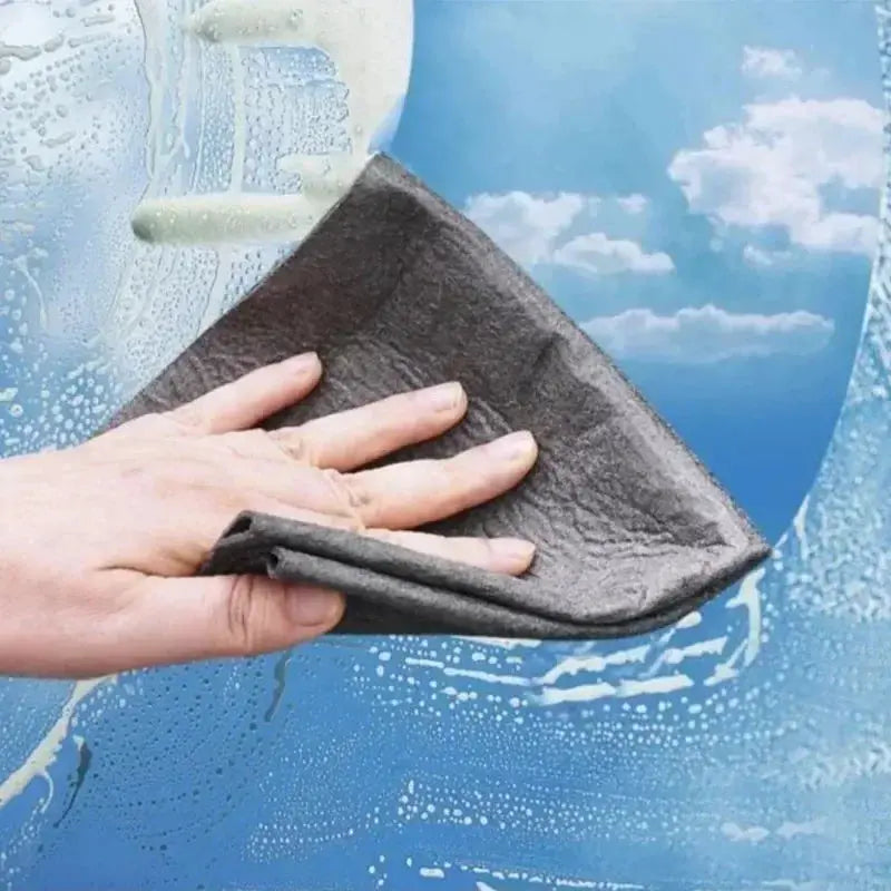 5 To 10 Pcs Magic Cleaning Cloths Microfiber Reusable Rags For Car Windows Mirrors And Household Kitchen Cleaning