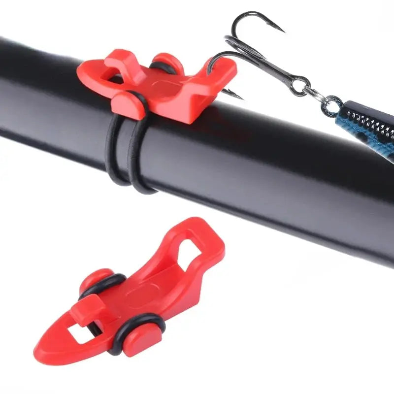 1 Set New Fishing Rod Hook Keeper Clip Hanging Hook Plastic Lure Bait Holder Fishing Accessories