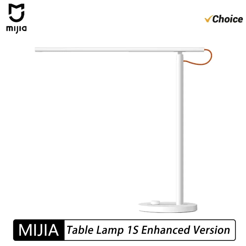 MIJIA Table Lamp 1S Enhanced Version white desk lamp with long horizontal light bar and round base