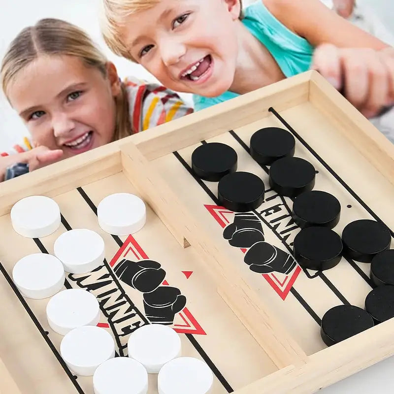 Table Hockey Paced Sling Board Puzzle Game For Parties Desktop Battle Interactive Toys For Children And Family Fun