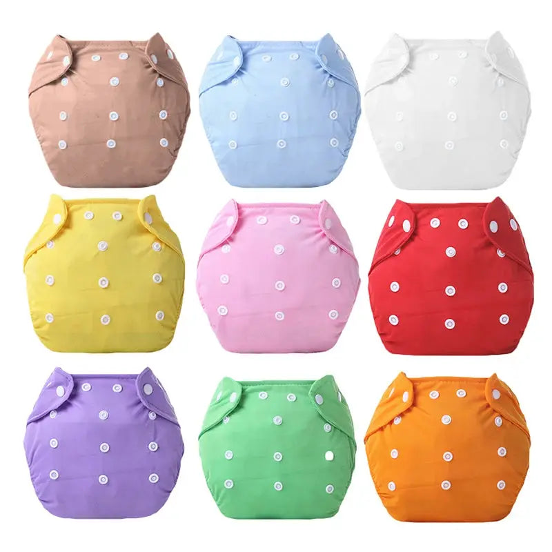 Baby Training Pants With Button Diaper Underwear For Potty Training Washable Breathable Cotton Learning Trousers