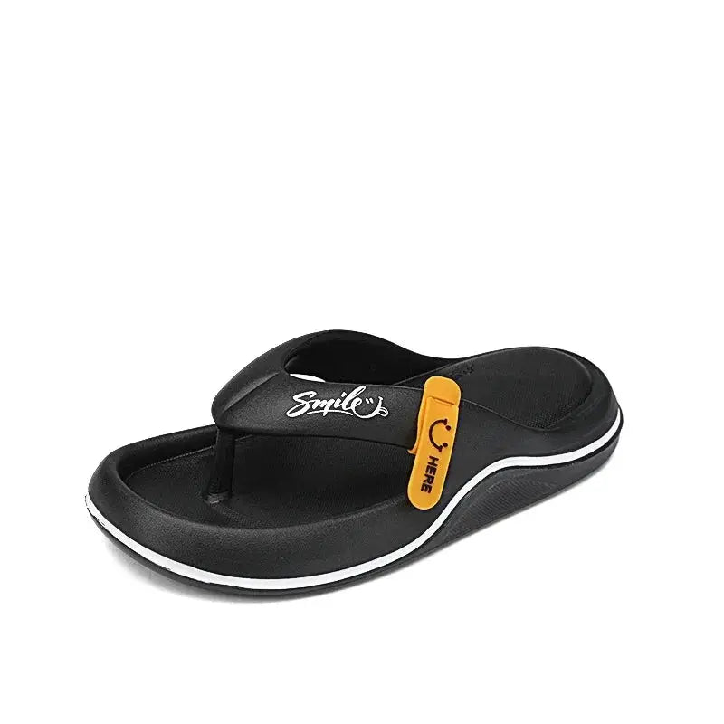 Mens Platform Flip Flops EVA Soft Sole Slippers Non Slip Beach Shoes Outdoor Casual Home Bathroom Slides