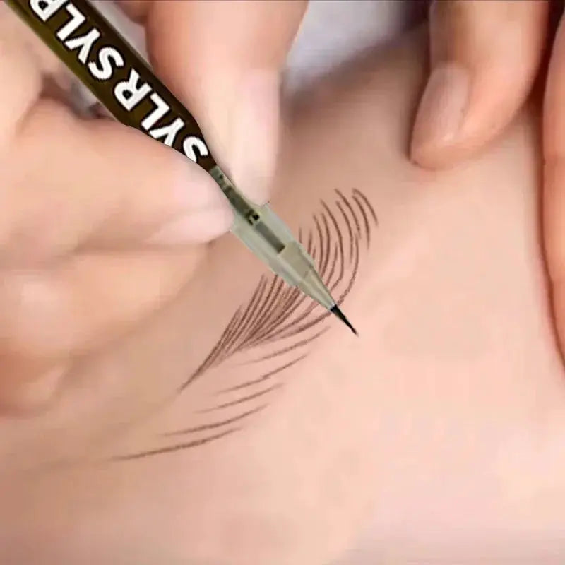 NovaGlam 0.008mm Ultra Fine Eyebrow Pen Waterproof Smudge Proof Long Lasting Color