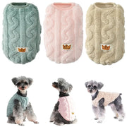 Soft Fleece Dog Clothes For Small Dogs And Cats Warm Autumn Winter Sweater Vest Apparel For French Bulldog