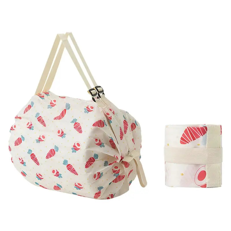 UrbanFold Nylon Foldable Shopping Bag Waterproof Travel Tote For Portable Storage Beach To Grocery