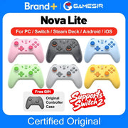 GameSir Nova Lite Controller For Nintendo Switch PC Steam Android iOS Hall Effect Joysticks With Dual Rumble