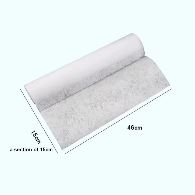 Range hood filter paper roll, 46 cm long with a 15 cm section, disposable non-woven oil-proof cotton filter