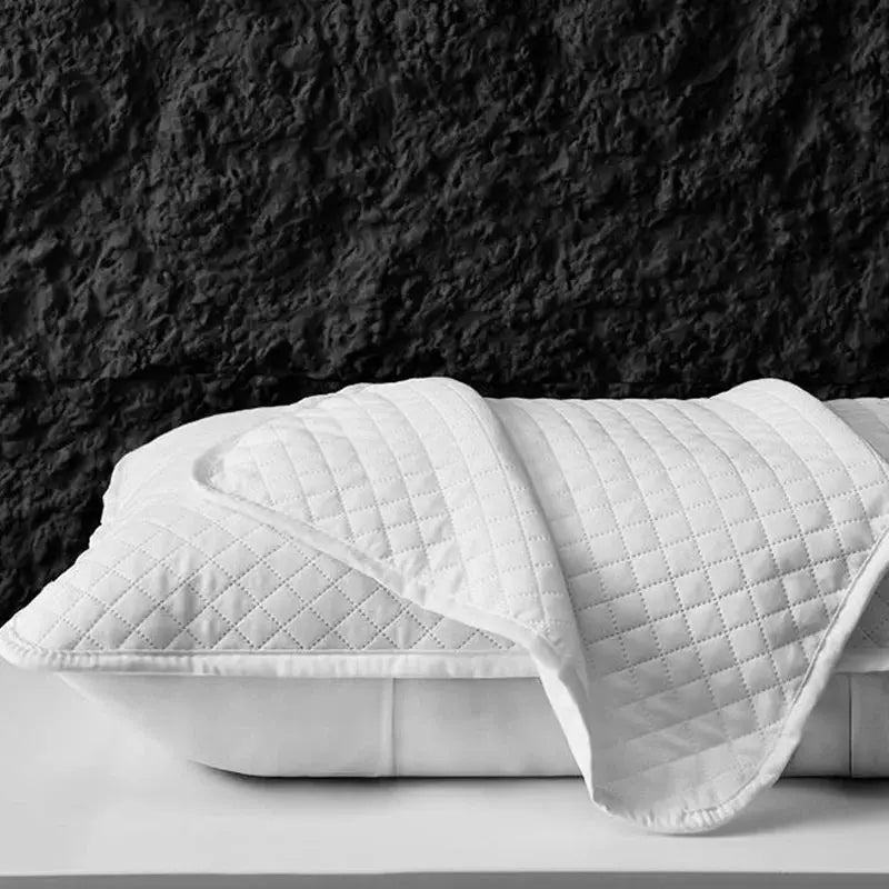 Simples Market Clip pillow cover, white quilted 72×45 cm with waterproof anti-mite protection