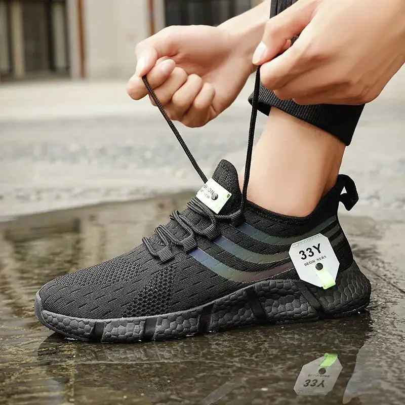 AeroStride Mens Casual Sport Shoes Breathable Lightweight Mesh Running Sneakers For Outdoor Activity