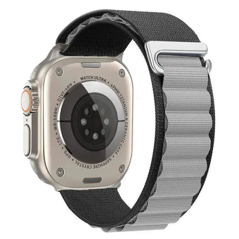 Alpine Loop Band for Apple Watch Ultra 49mm 11 10 9 8 7 46mm 42mm 45mm 41mm Nylon Wristband iWatch Series 6 5 4 SE 44 40mm Strap