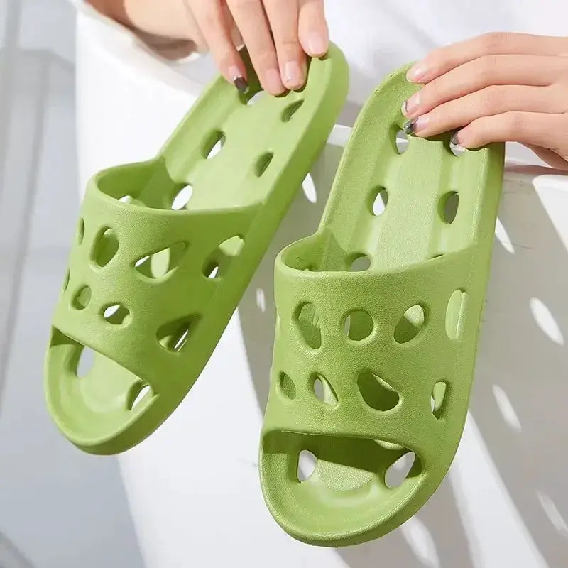 Unisex EVA Slippers Anti Slip Sandals For Men Women Indoor Bathroom Beach Flip Flops Summer Comfort