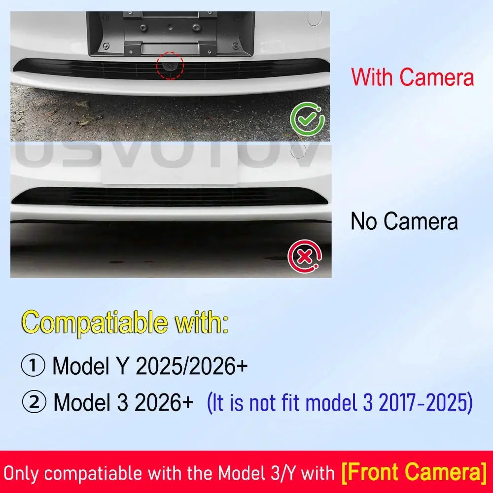Grille Mesh Inserts For Tesla Model Y Juniper Model Y Premium Model 3 2024 2025 2026 Front Bumper Air Inlet Vent Cover