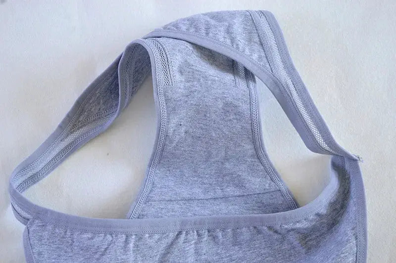 3-pack women's cotton bikini panties in heather gray with lavender trim by Simples Market
