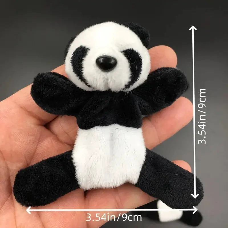 Cute Plush Panda Magnet For Whiteboards And Refrigerators Oval Fabric Decor Perfect Gift And Organizer