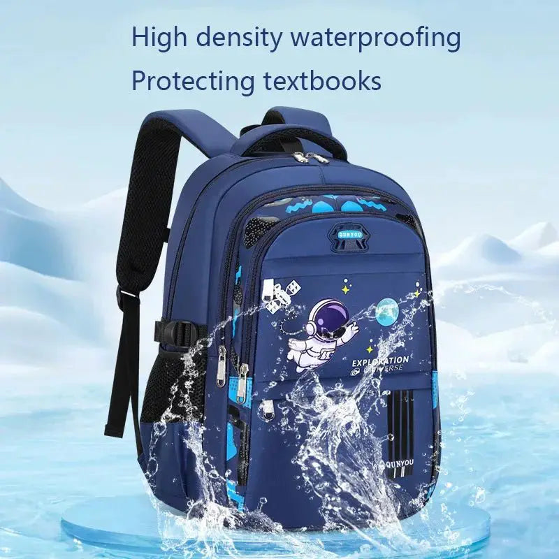 Astronaut Waterproof Primary School Backpack for Boys - Simples Market