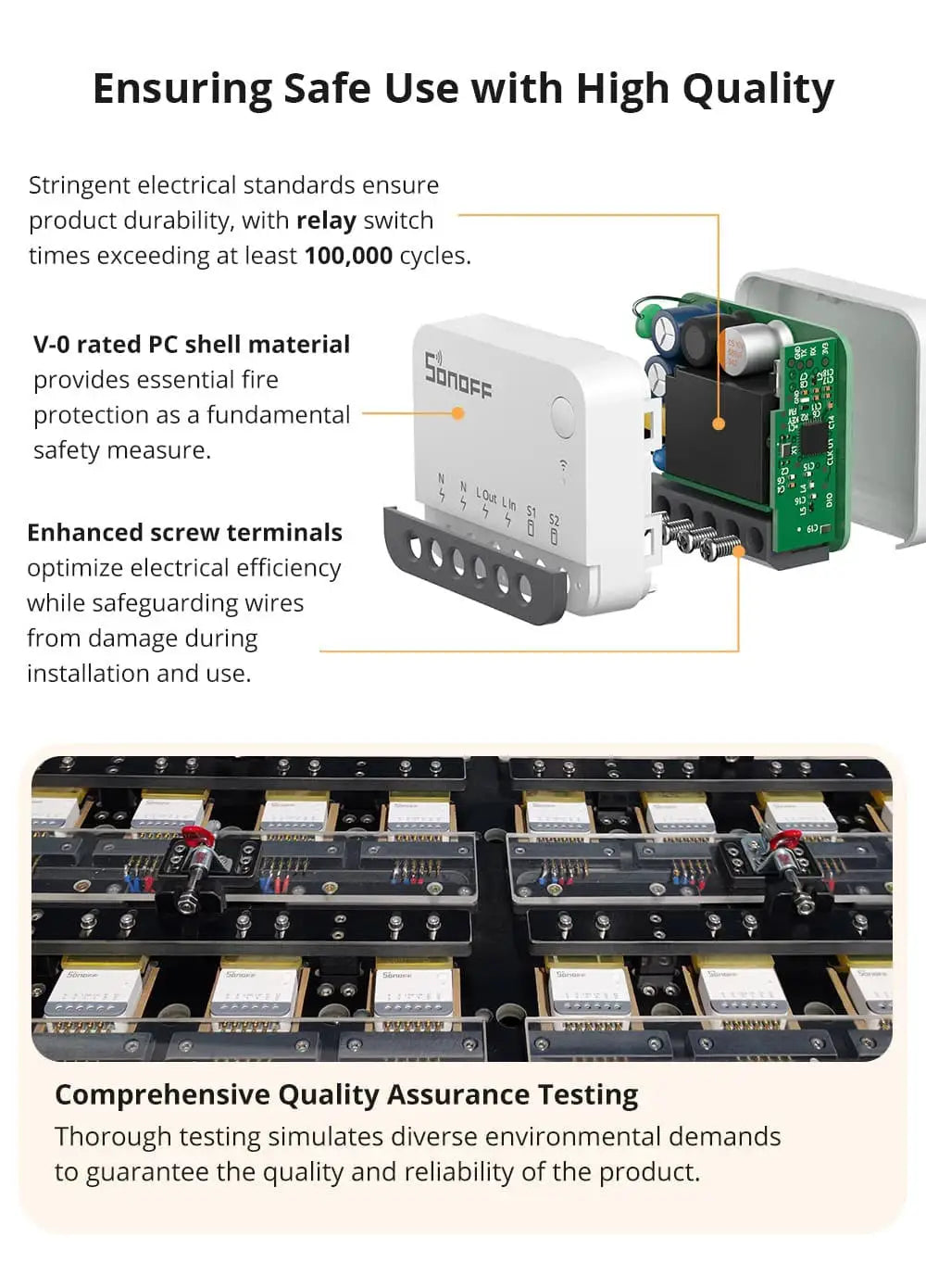 SONOFF Zbminir2 Extreme Zigbee Smart Switch module with external switch, Simples Market brand