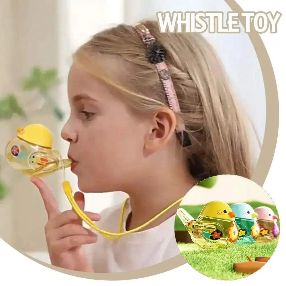 Colorful Bird Water Whistle Made From ABS Material Fun Pipe Toy For Kids Birthday Gifts And Accessories