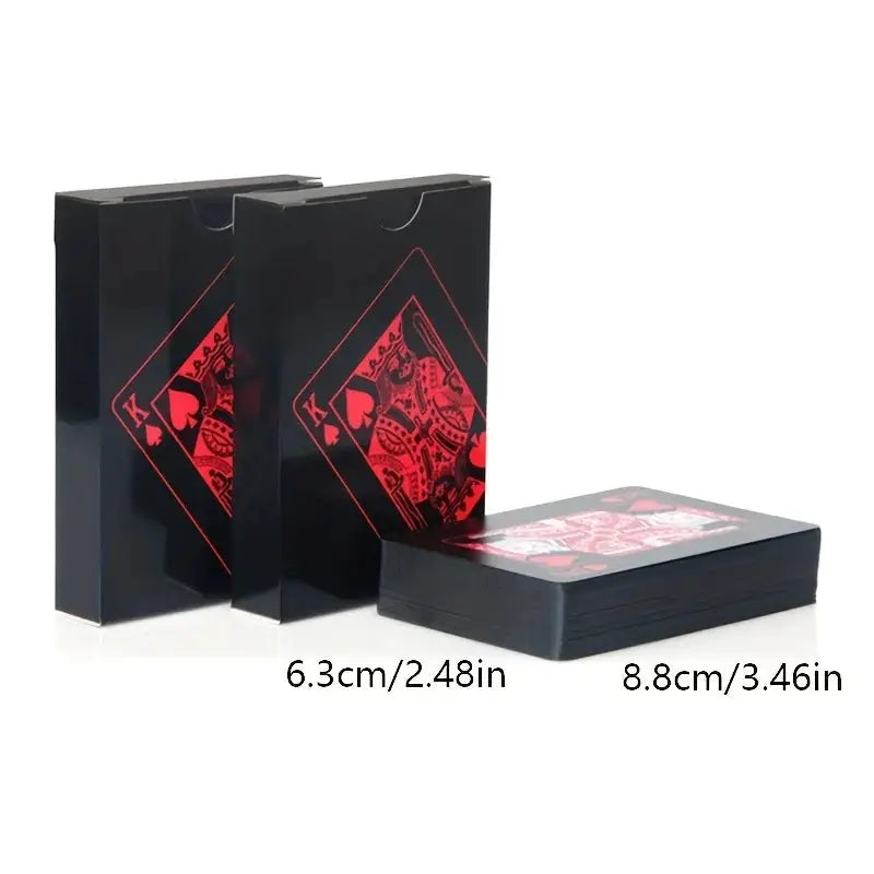 Waterproof PVC Illusionist Poker Cards Durable Aesthetically Enhanced Design For Game Nights And Casino Parties