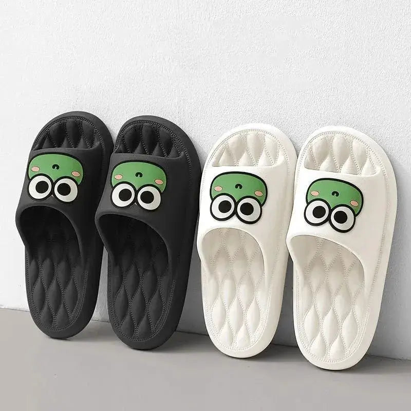 Frog Four Season EVA Slide Slippers For Women Non Slip Indoor Outdoor Comfort Cushioned Lightweight