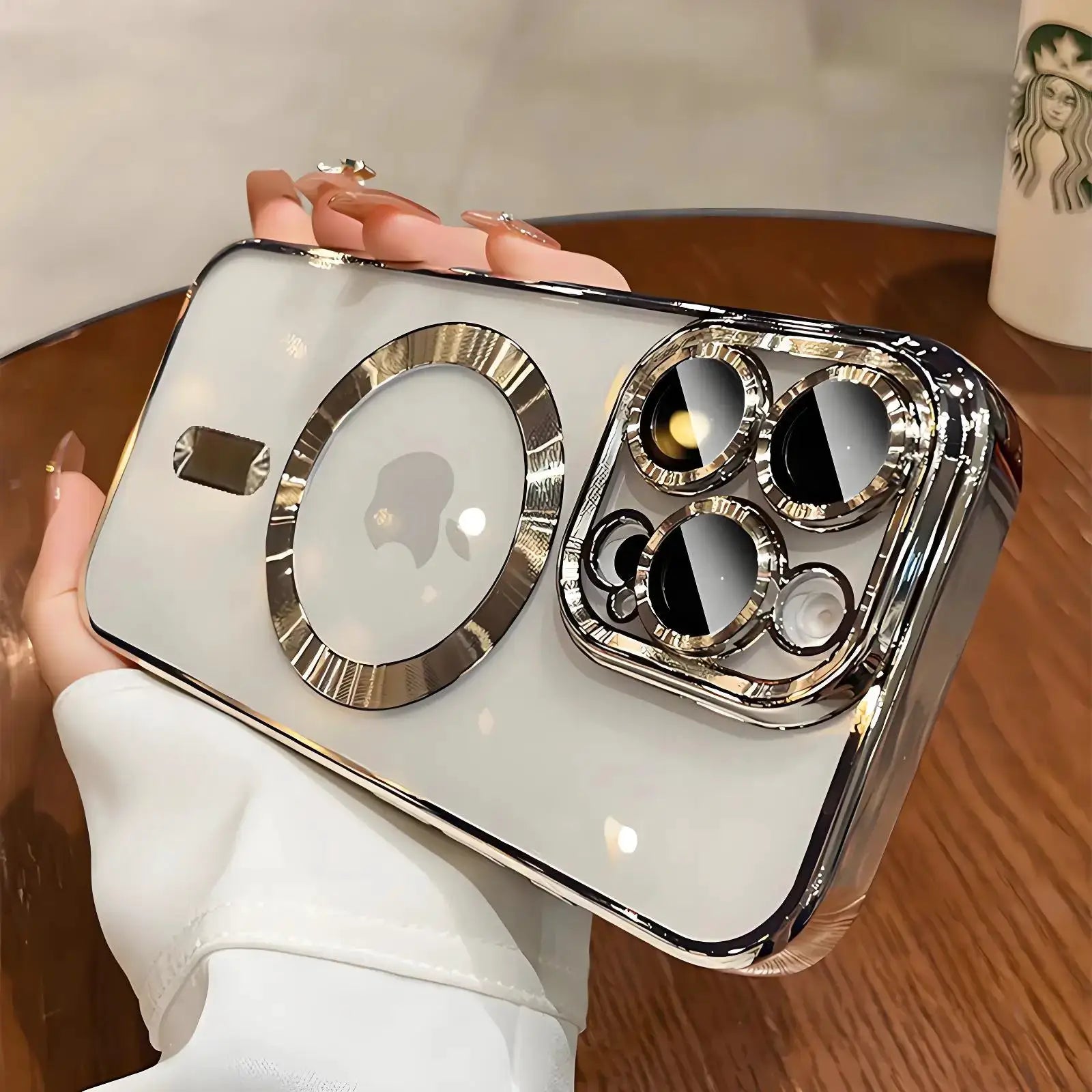 MagGuard Magnetic Plating Camera Lens Protection Case for iPhone MagSafe Full Lens Coverage 11 Through 17 Pro Max Plus