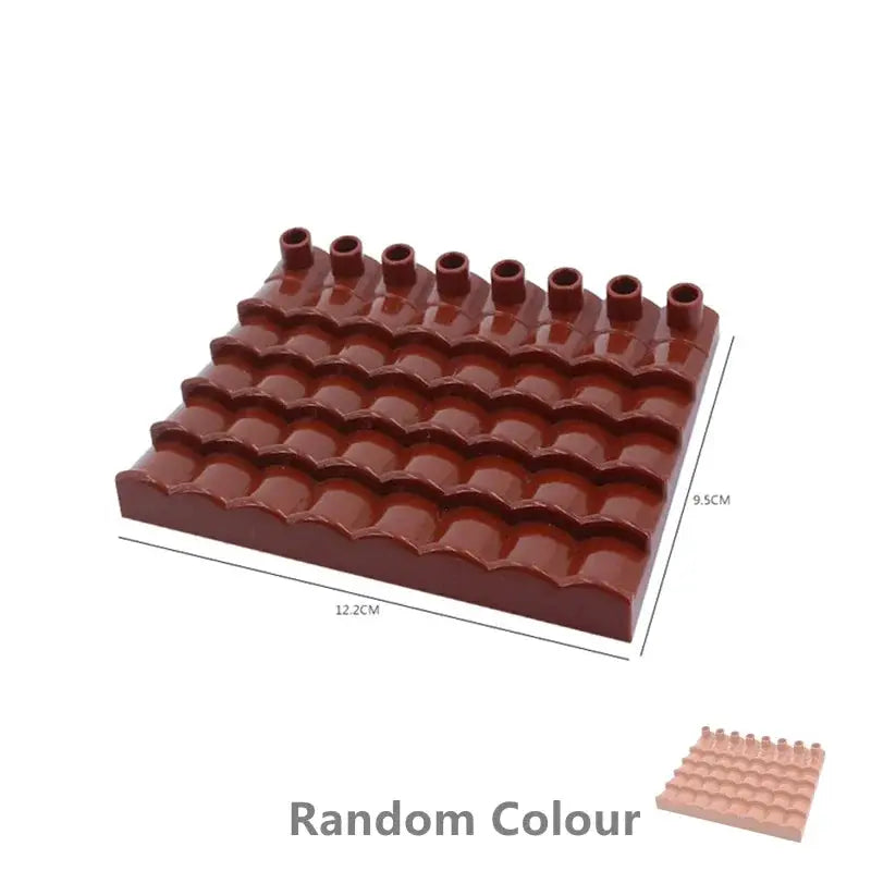 Big Building Blocks Houses Kit With Doors Windows Walls And Roof Compatible With Large Bricks Boys And Girls Toy Gifts