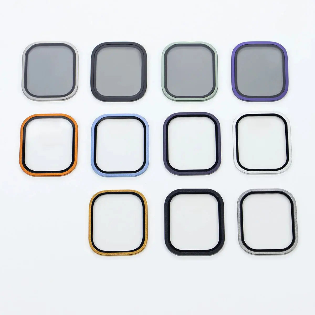 Aluminium Alloy Case+Tempered Glass for Apple Watch Ultra 2 49mm Anti-Scratch Screen Protector for iWatch Ultra 49mm Cover Film