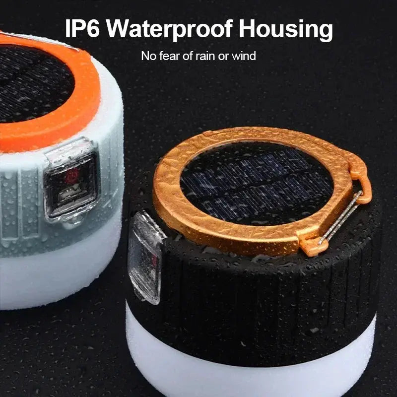 Portable Camping Light Power Bank LED Lantern Waterproof Handheld Outdoor Tent Light Rechargeable Floodlight