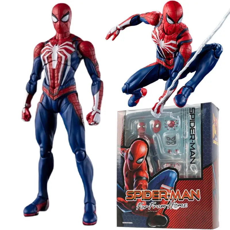 SHFiguarts Spider Man PS4 Game Version Figure Peter Parker Simple Style Heroic Action Figure Toy Gift