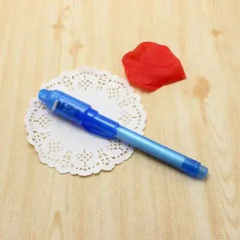 Luminous Light Pen Magic Purple 2 in 1 UV Black Light Drawing Pen with Invisible Ink for Kids Education Toy