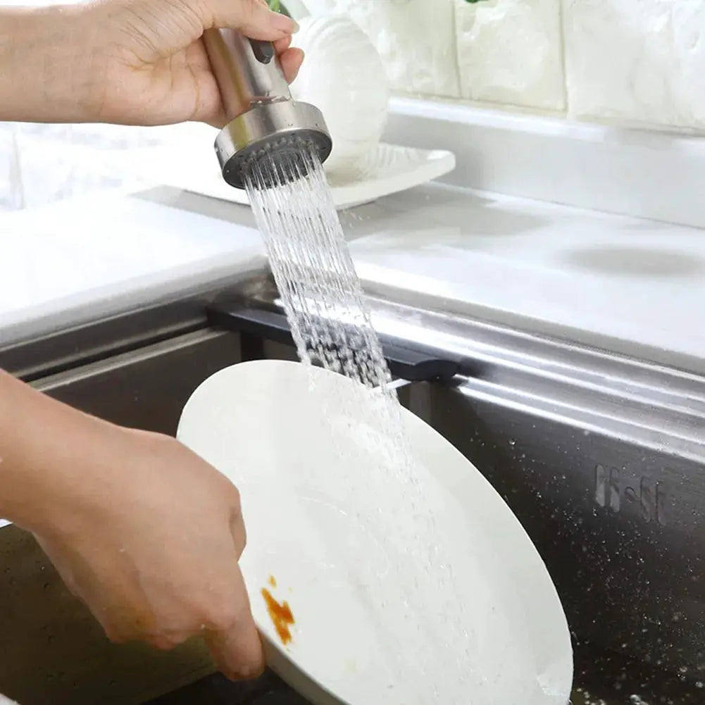 Simples Market ABS kitchen faucet spray head replacement, pull-down, silver