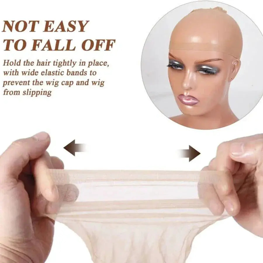 Wholesale HD Wig Caps Transparent HD Hair Nets Nylon Stretchy Lace Front Wig Cap For Women And Men Light Brown
