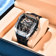 Pagani Design 2026 42mm Luxury Automatic Watch With Transparent Hollow Back Movement And Sapphire Glass