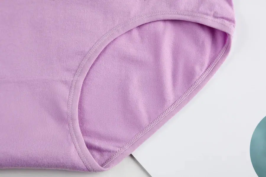 Panties for women in lavender cotton, breathable underwear, 1 pair