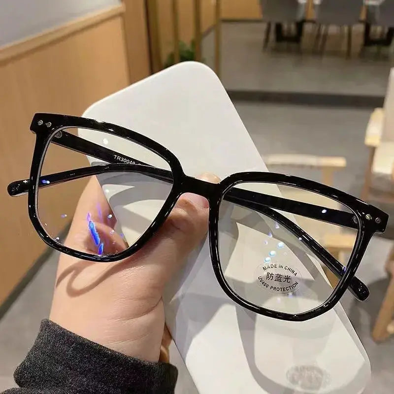 LumiVision Anti Blue Light Glasses For Women Regular Eyewear Frame Retro Flat Design Reduces Eye Strain