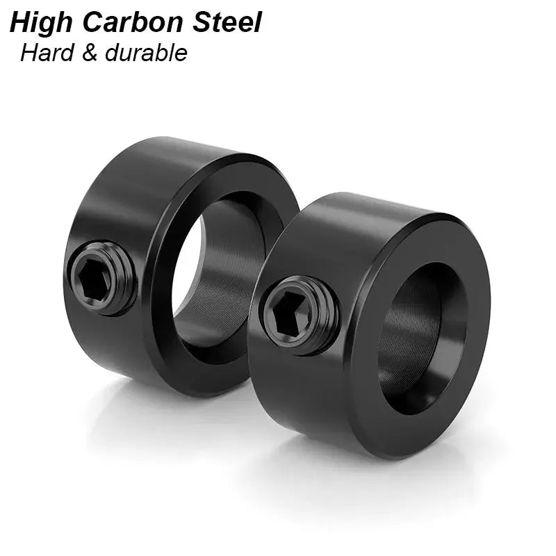 Drill Stop Collar Set For Depth Control Adjustable Metric Ring Lock Steel Positioner Guide For Woodworking