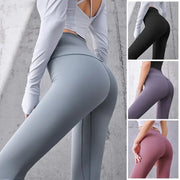 Ribbed High Waisted Yoga Pants For Women Seamless Leggings With Tummy Control For Running And Training