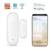 Simples Market Tuya Smart WiFi door sensor kit; two white magnetic detectors via Smart Life app