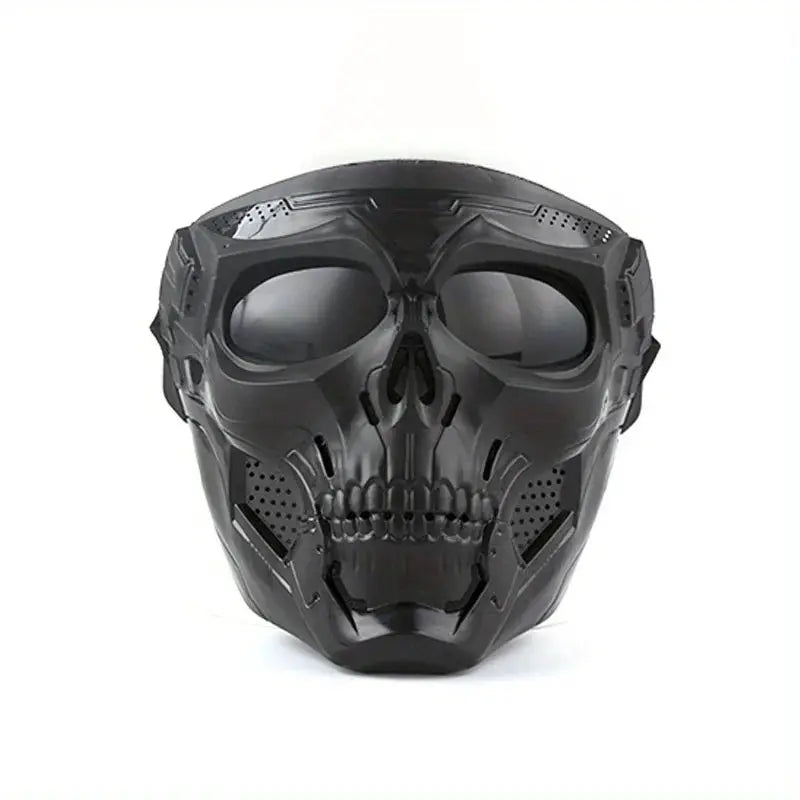 IronPulse Skull Mask Goggles Windproof Tactical Face Shield for Motorcycle Riding and Outdoor Sports