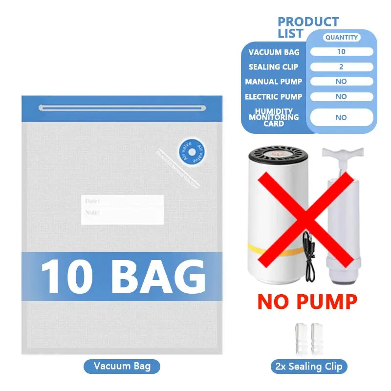 3D Printer Filament Vacuum Bag With USB Rechargeable Pump For PLA PETG