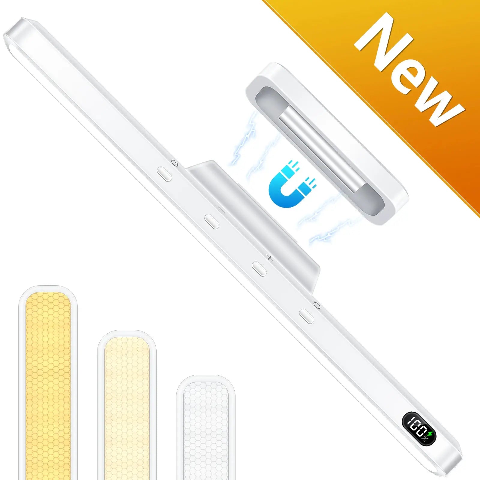 Simples Market WILLED 5W dimmable night light bar with 3 color temps and 2500mAh rechargeable undercabinet makeup light