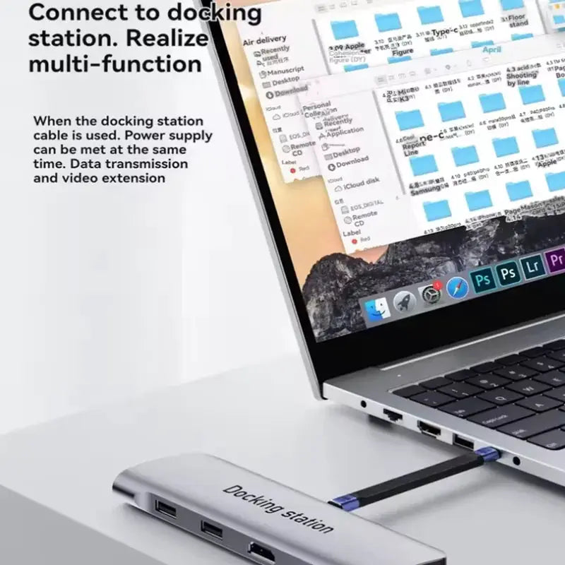 USB4 Short USB C Cable 40Gbps 240W PD Fast Charging Thunderbolt 4 and 3 Compatible Flat Cable for Laptop Phone Tablet