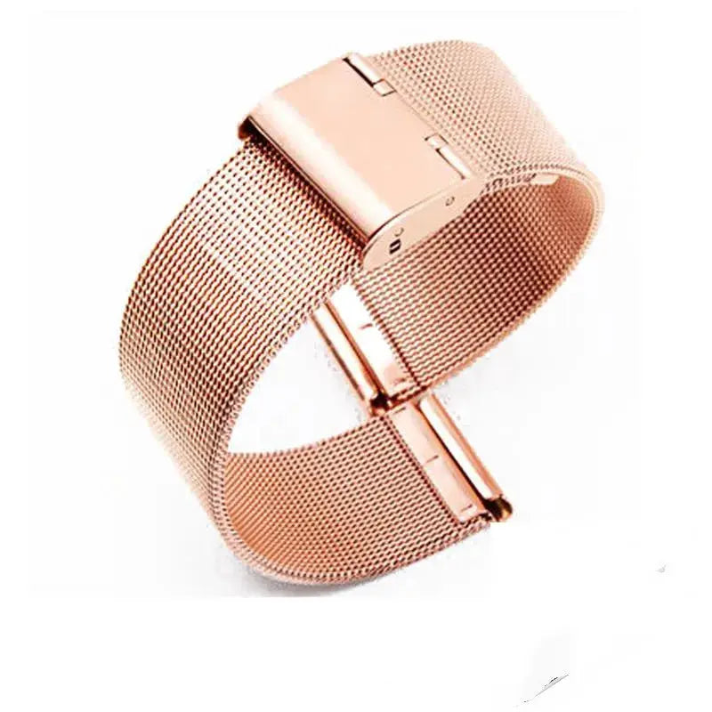 Stainless Steel Mesh Watch Band Quick Release Replacement Strap 12mm 14mm 16mm 18mm 20mm 22mm for Men Women