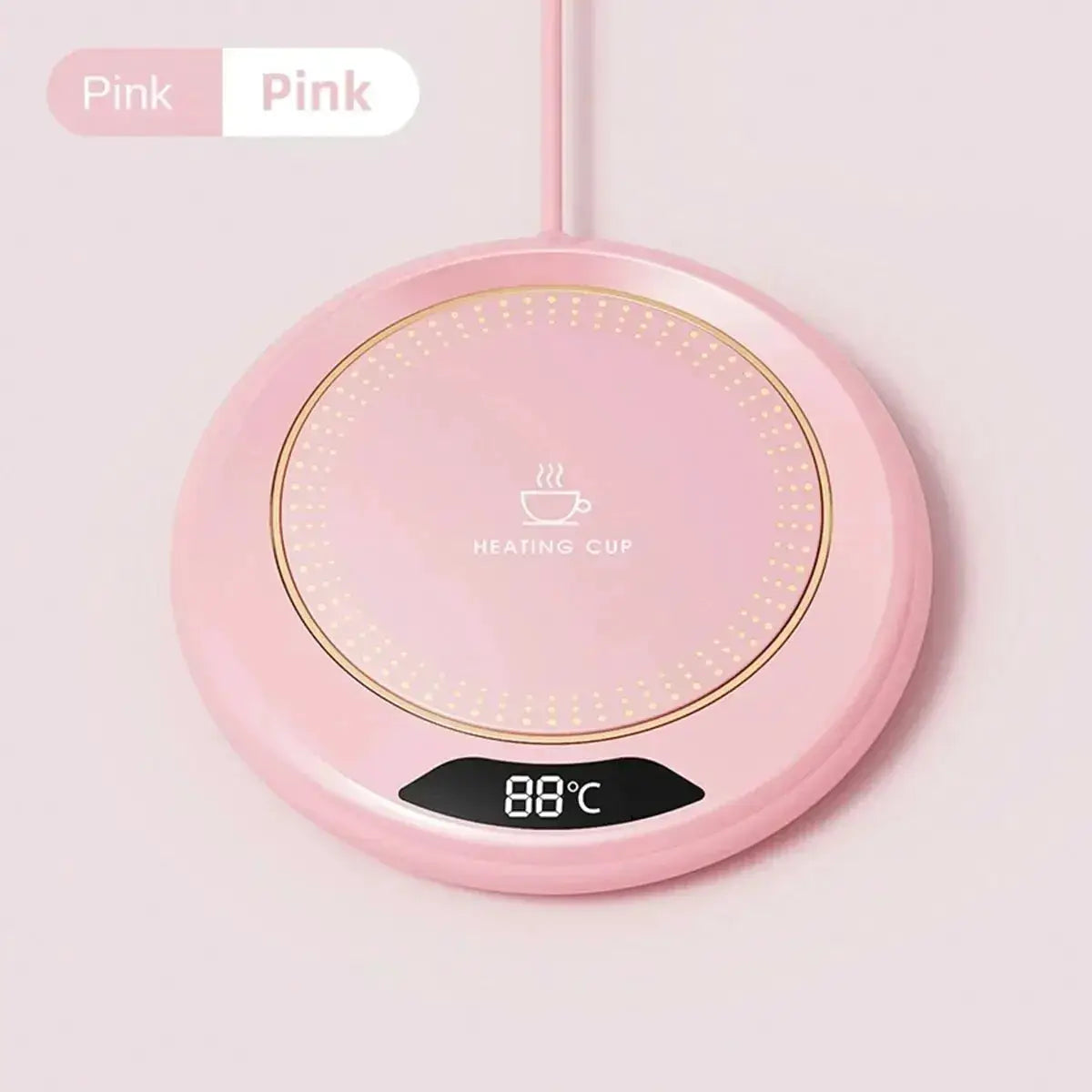 Thermostatic Heating Coaster USB Mug Warmer With 3 Speed Levels And Constant 55 Degrees Temperature
