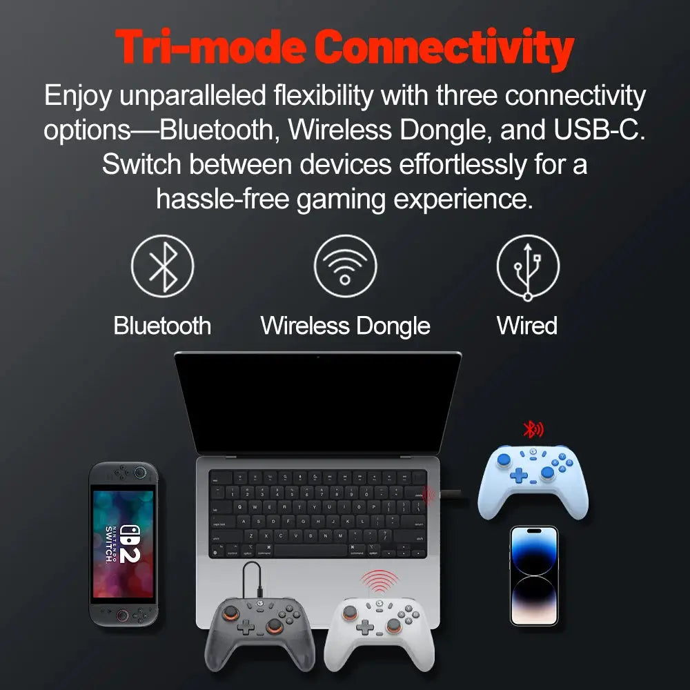 GameSir Nova Lite Controller For Nintendo Switch PC Steam Android iOS Hall Effect Joysticks With Dual Rumble