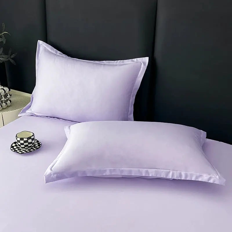 2pcs lavender pillowcases, envelope style, for 48x74cm body pillows