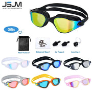 Unisex Adult Swimming Goggles Anti Fog Swim Glasses Adjustable Silicone Strap Waterproof Eyewear